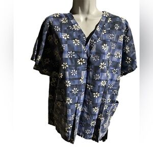 Apple life scrub top